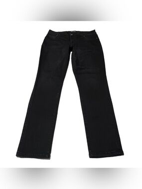 Maurices Denim High Rise Skinny Stretch Black Jeans Women’s Size 16R 36W